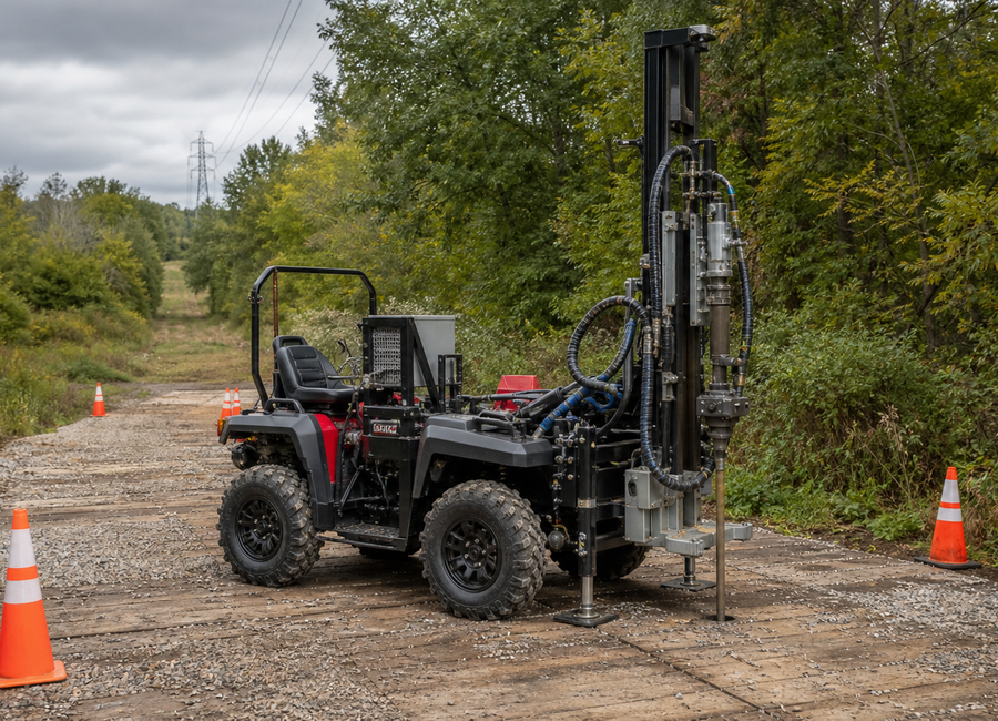 Limited-Access ATV Drill Rig equipment image